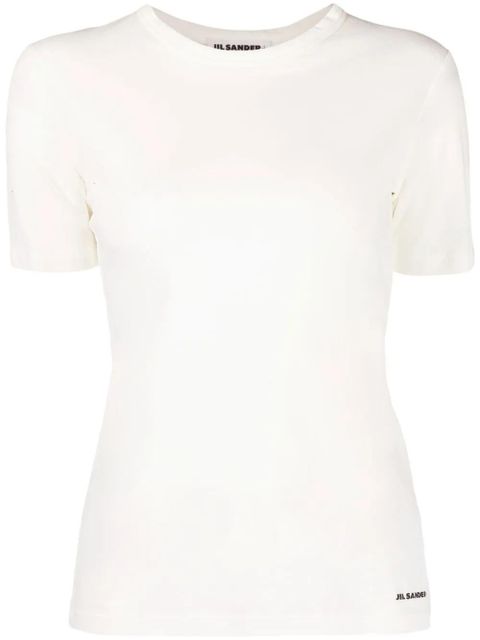 Jil Sander round-neck short-sleeve T-shirt - White - zdjęcie produktu nr 1