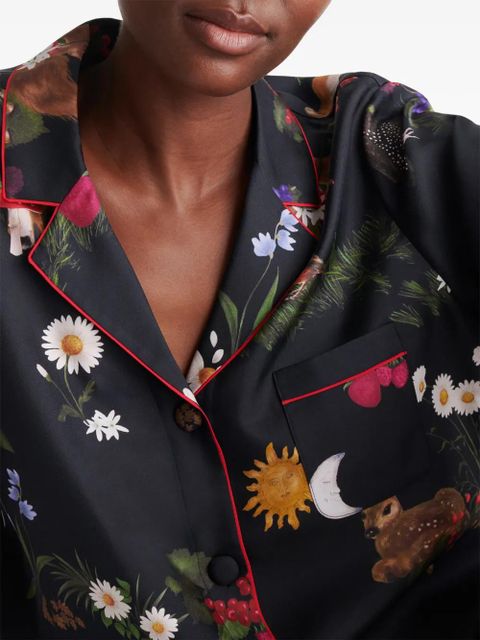 ERES Fée pajama shirt - Black