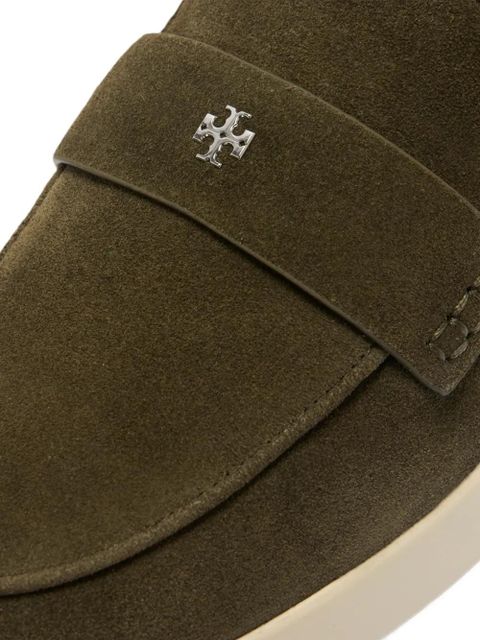 Tory Burch suede loafers - Green
