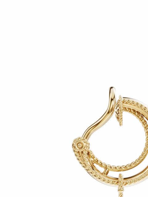 Dolce & Gabbana 18kt yellow gold Alphabet hoop single earring