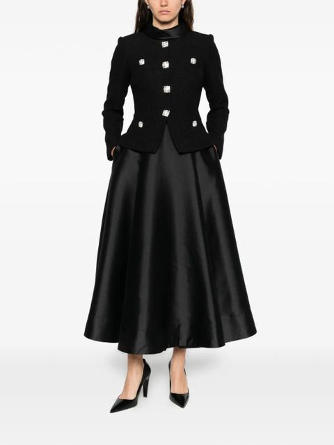 Self-Portrait embellished midi dress - Black - zdjęcie produktu nr 2