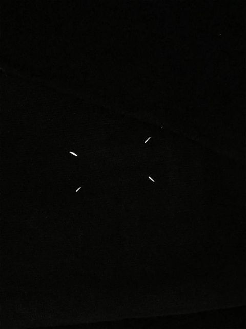 Maison Margiela wool scarf - Black - zdjęcie produktu nr 2