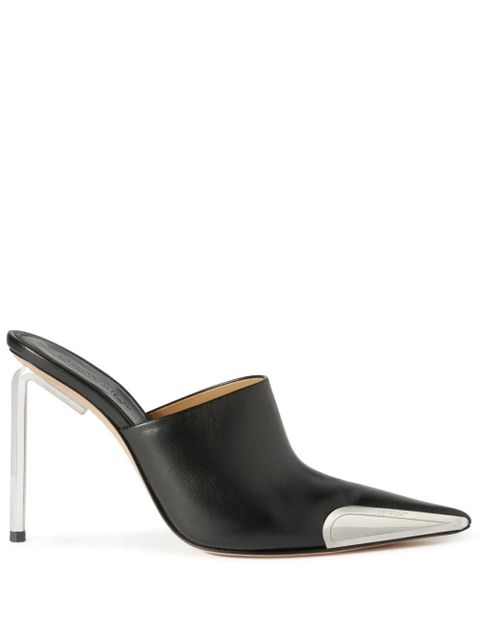 Off-White Allen Frame leather mules - Black - zdjęcie produktu nr 1