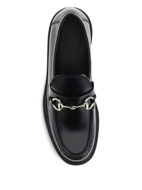 Gucci horsebit platform loafers - Black