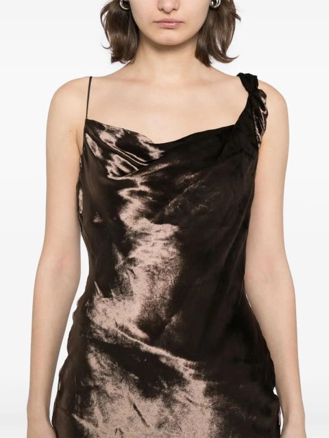 STAUD Beaton dress - Brown