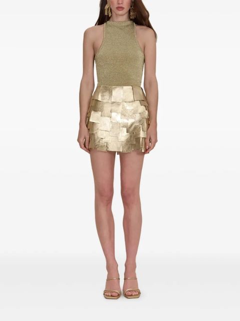 Cult Gaia Carley skirt - Gold
