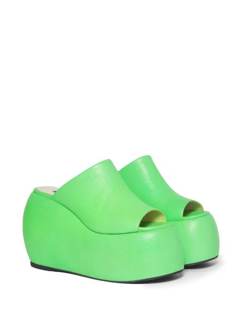 Simon Miller Bubble 100mm wedge sandals - Green - zdjęcie produktu nr 2