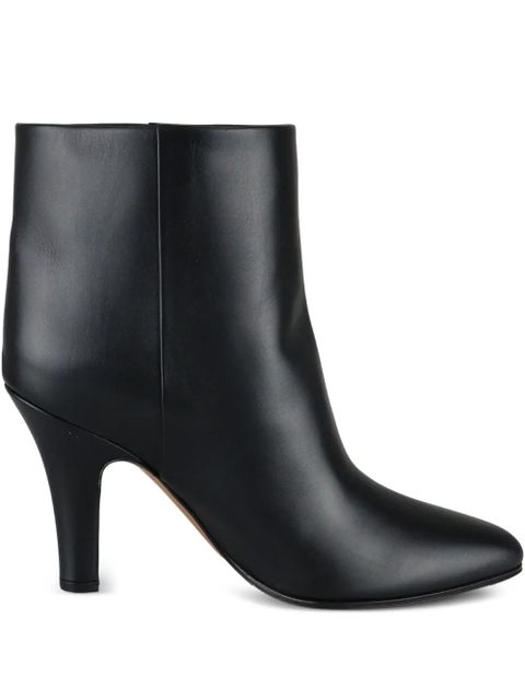 The Row 90mm Prudens leather ankle boots - Black - zdjęcie produktu nr 1