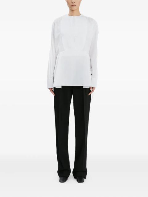 Victoria Beckham bib-detail shirt - White
