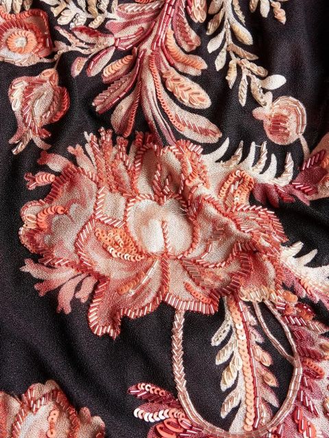 ETRO printed one-shoulder dress - Black