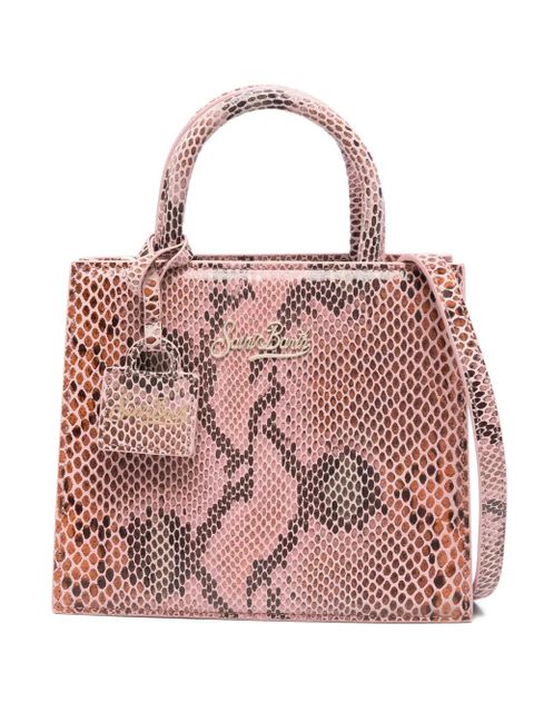 MC2 Saint Barth snakeskin top handle tote bag - Pink - zdjęcie produktu nr 1