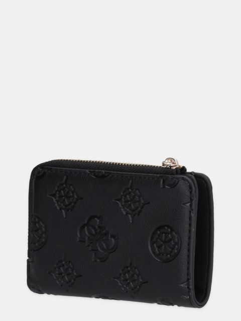 Guess portfel LAUREL damski kolor czarny SWPD74 59156