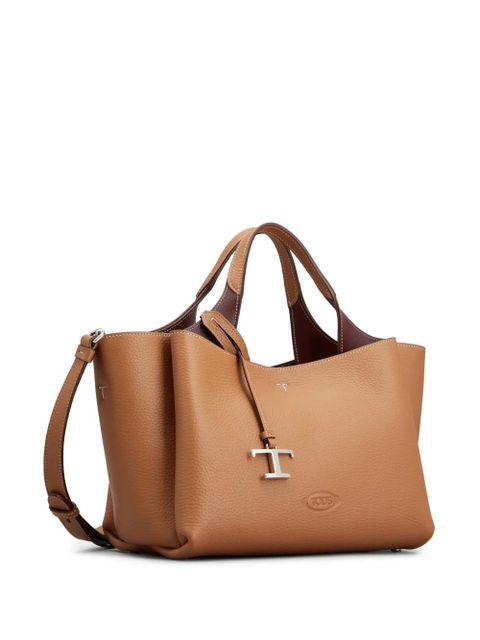 Tod's logo-pendant leather shoulder bag - Brown - zdjęcie produktu nr 2