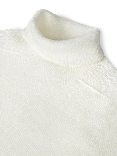 Versace fitted ribbed sweater - Neutrals