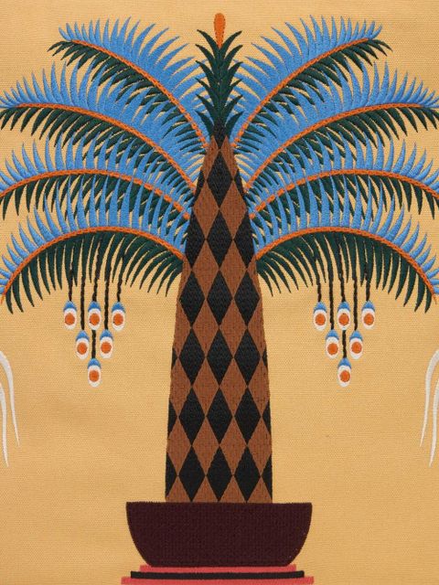 ETRO x Agostino Iacurci canvas tote bag - Yellow