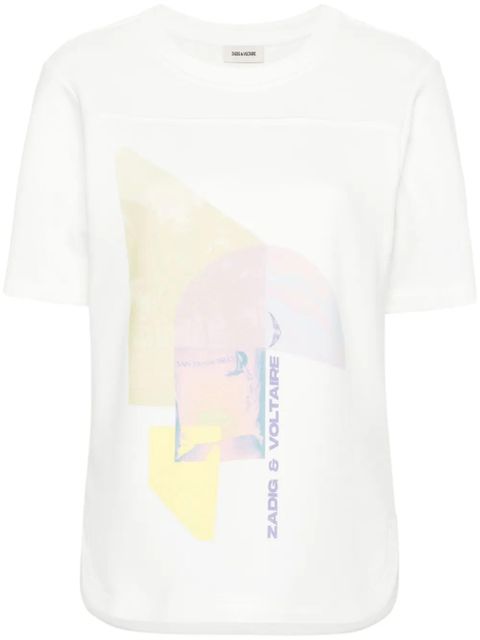 Zadig&Voltaire Bow graphic-print T-shirt - White - zdjęcie produktu nr 1