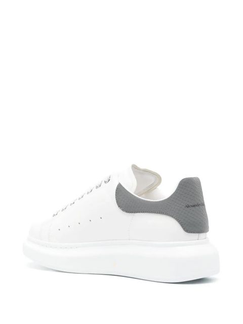 Alexander McQueen Oversized leather sneakers - White