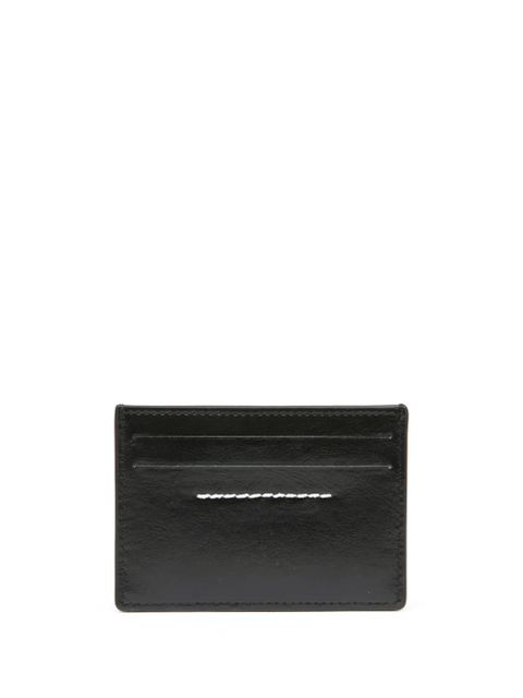 MM6 Maison Margiela Numeric leather cardholder - Black - zdjęcie produktu nr 2