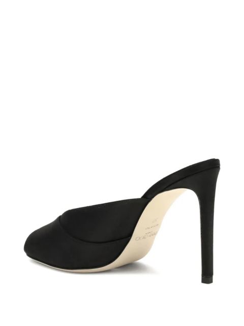 Jimmy Choo Brigitte peep-toe heeled mules - Black - zdjęcie produktu nr 2