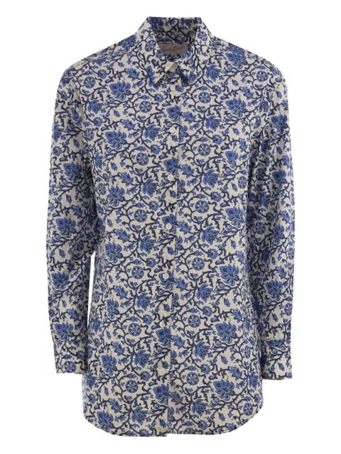 MC2 Saint Barth brigitte floral shirt - Neutrals - zdjęcie produktu nr 1