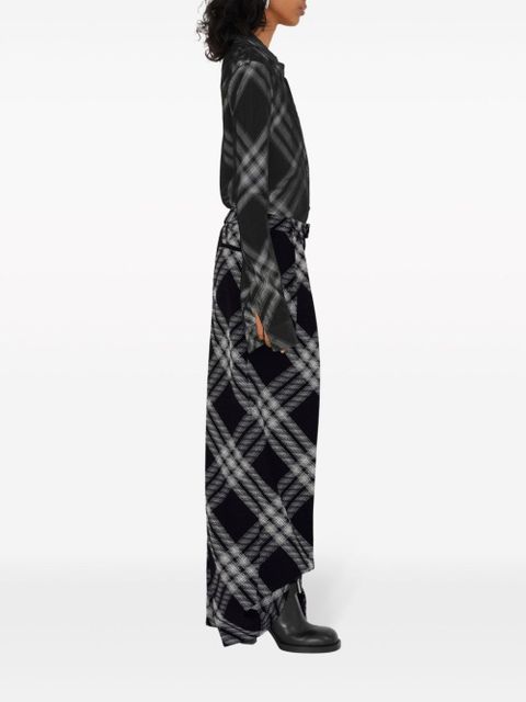 Burberry Vintage Check wool trousers - Black