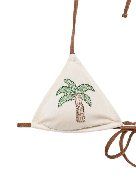 MC2 Saint Barth Leah palm-tree print bikini - Neutrals
