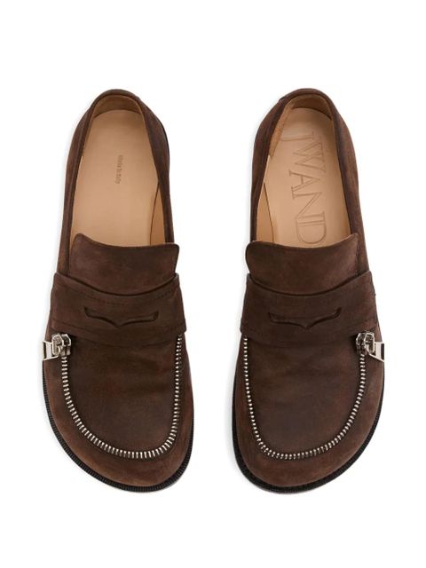 JW Anderson suede biker loafers - Brown - zdjęcie produktu nr 2