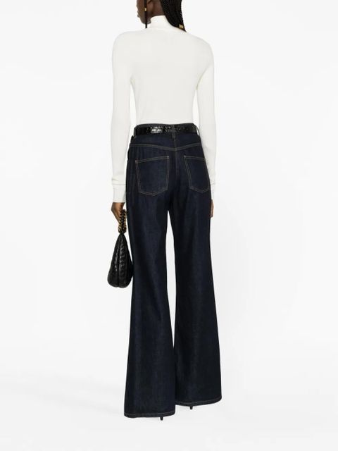 Balmain roll-neck merino-wool jumper - Neutrals