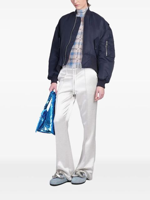 JW Anderson drawstring-waist track trousers - White
