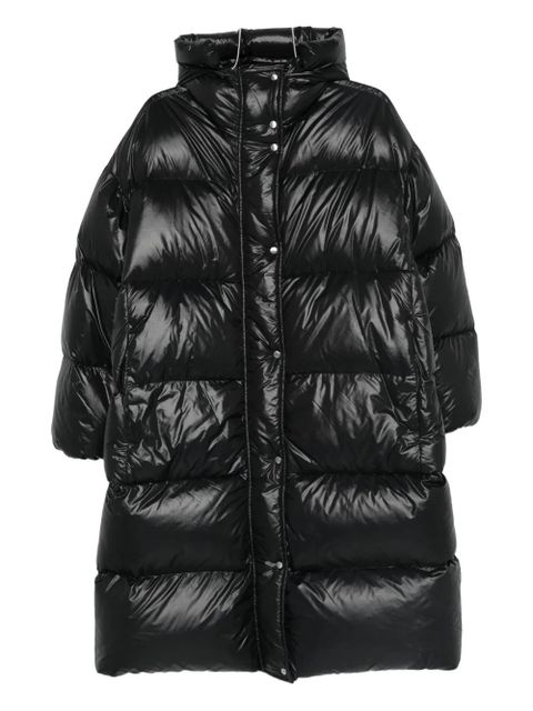 Jil Sander hooded puffer coat - Black