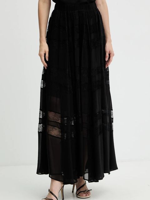 Marella spódnica kolor czarny maxi rozkloszowana 2523106082200 - zdjęcie produktu nr 1