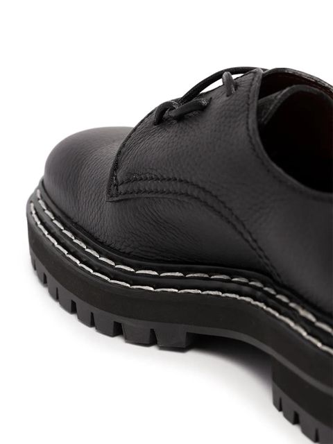 Proenza Schouler leather Oxford shoes - Black