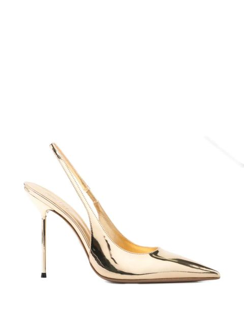Paris Texas slingback heeled pumps - Gold - zdjęcie produktu nr 1