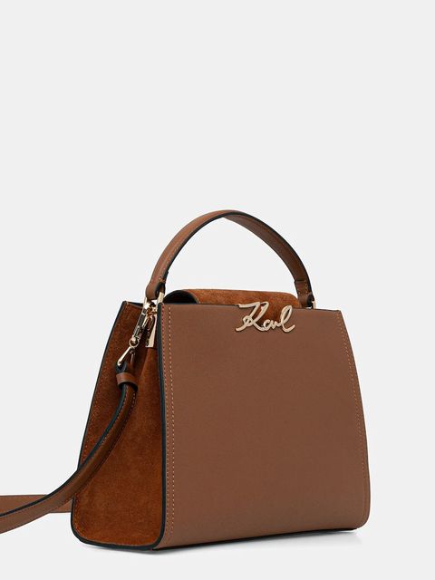 Karl Lagerfeld torebka skórzana K/SIGNATURE - zdjęcie produktu nr 1