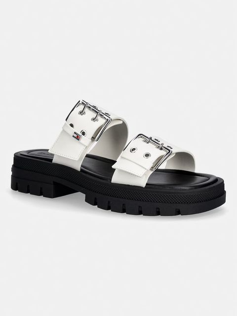 Tommy Jeans klapki damskie TJW BUCKLE STRAPS SANDAL - zdjęcie produktu nr 1