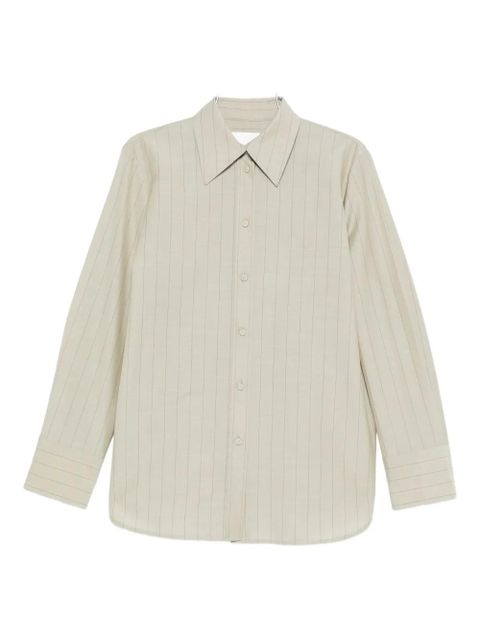 Jil Sander pinstriped shirt - Green