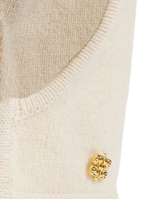 GANNI appliqué balaclava - Neutrals