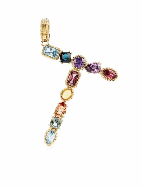 Dolce & Gabbana Rainbow Alphabet T 18kt yellow gold pendant - zdjęcie produktu nr 1