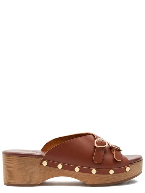 Ancient Greek Sandals Natali Sabot sandals - Brown - zdjęcie produktu nr 2