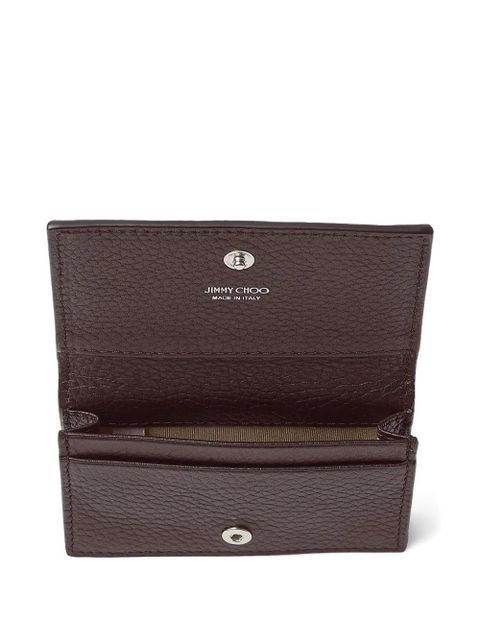Jimmy Choo DM Nello leather card holder - Brown