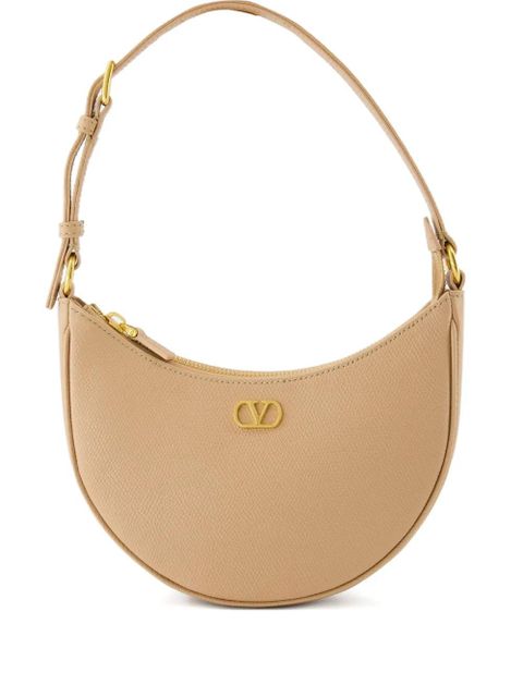 Valentino Garavani Le Mini Sac crescent-shaped zip-top shoulder bag - Neutrals - zdjęcie produktu nr 1