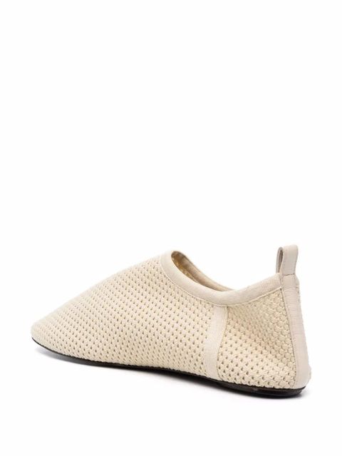Nanushka mesh-knit loafers - Neutrals - zdjęcie produktu nr 2