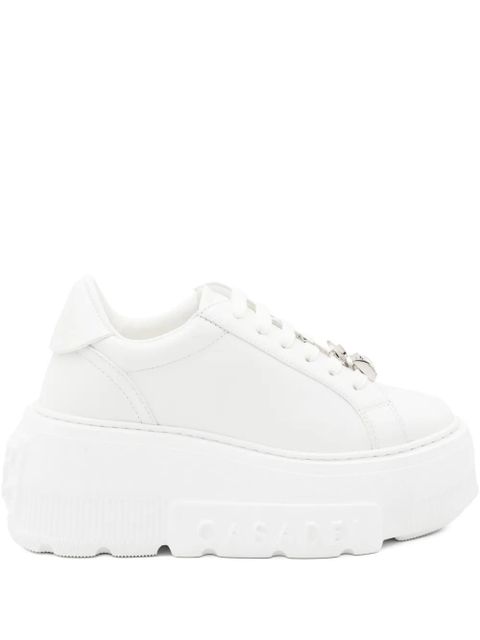 Casadei platform lace-up sneakers - White - zdjęcie produktu nr 1