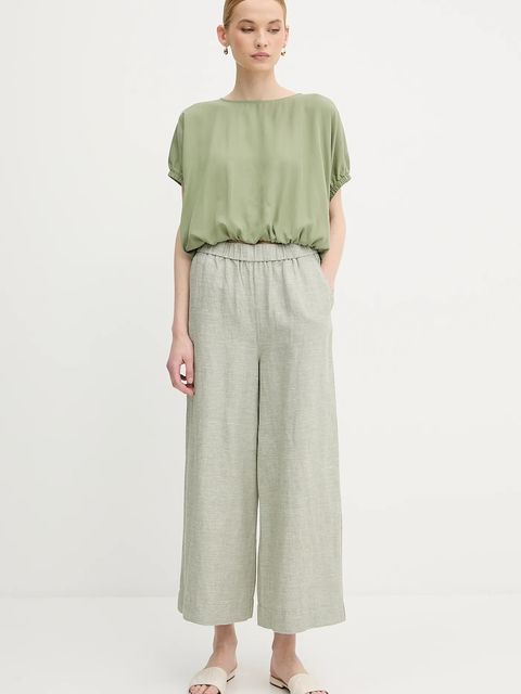 United Colors of Benetton spodnie lniane