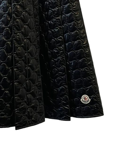 Moncler quilted pleated midi skirt - Black - zdjęcie produktu nr 2