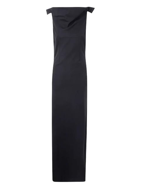 Jean Paul Gaultier cowl-neck belted dress - Black - zdjęcie produktu nr 1