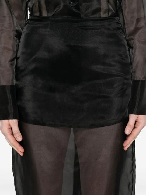 The Frankie Shop Peri midi skirt - Black