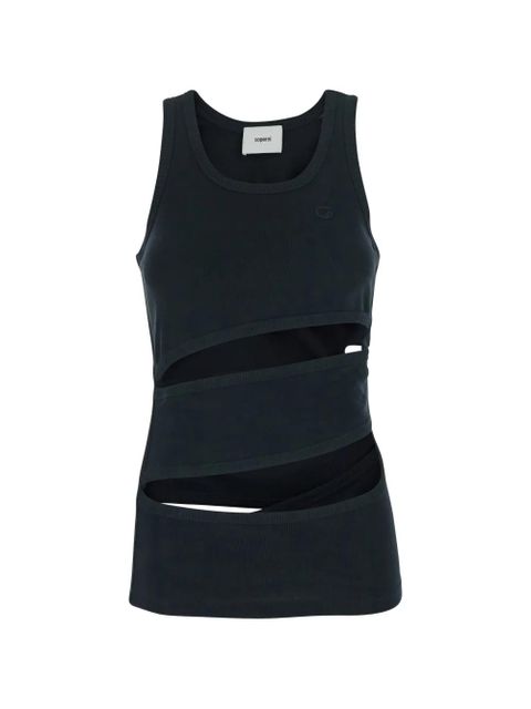 Coperni cutout detail tank top - Black - zdjęcie produktu nr 1