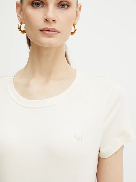 Marella t-shirt bawełniany LANGUE