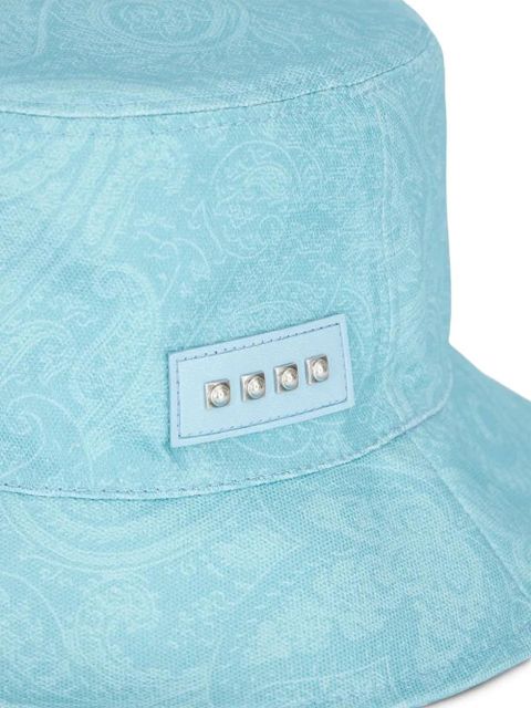ETRO paisley-print bucket hat - Blue